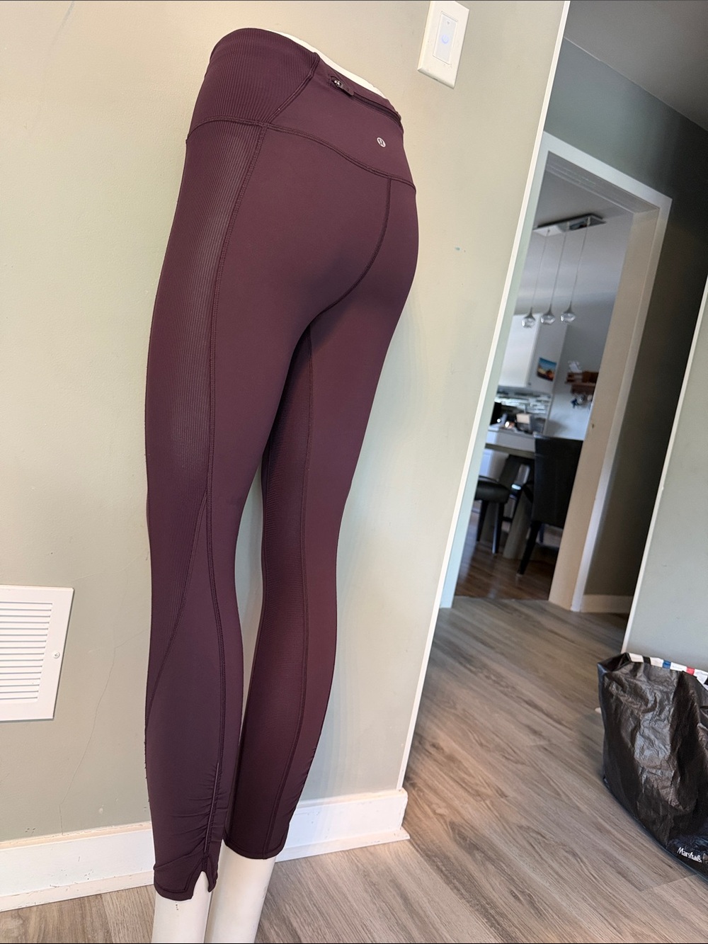 Lululemon size 2 High-Rise Performance Leggings in Deep Plum